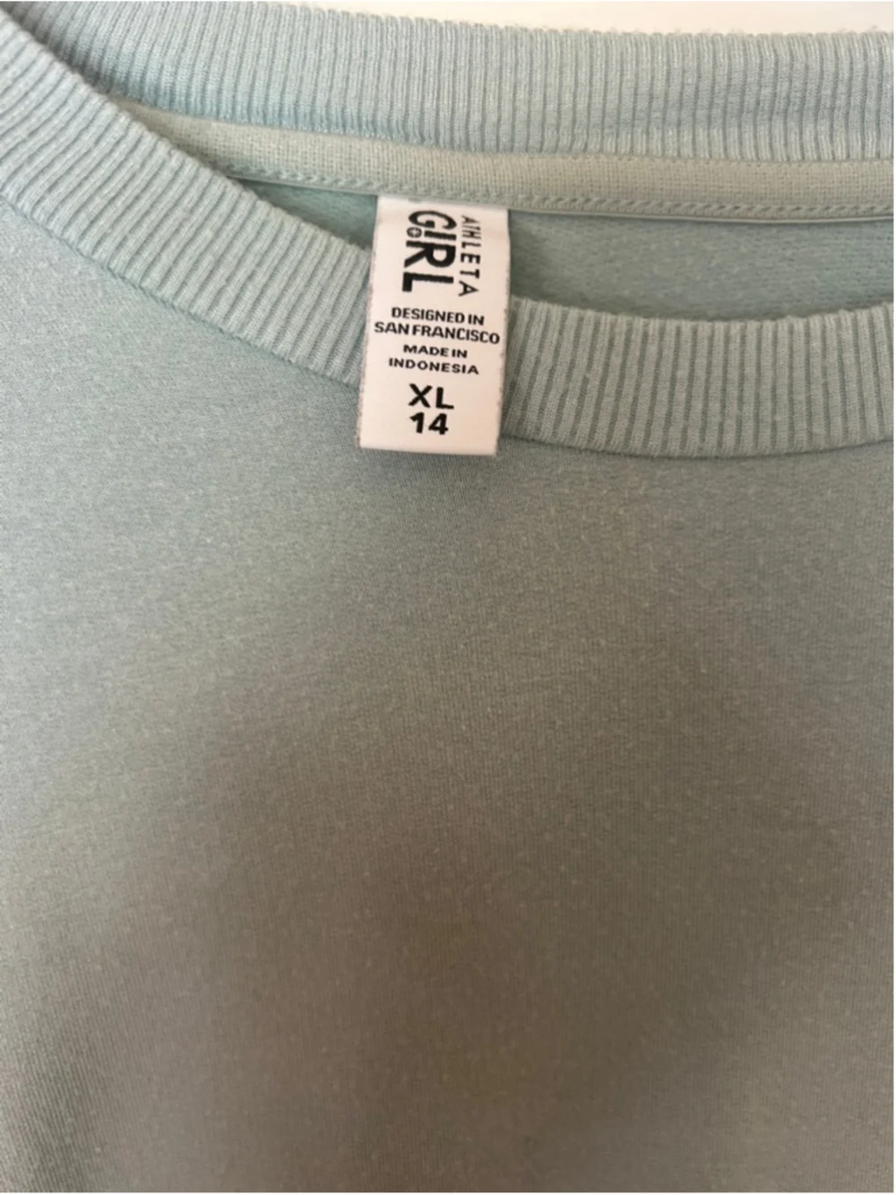 Girls Athleta Girl Kangaroo Pocket Sweatshirt XL Mint